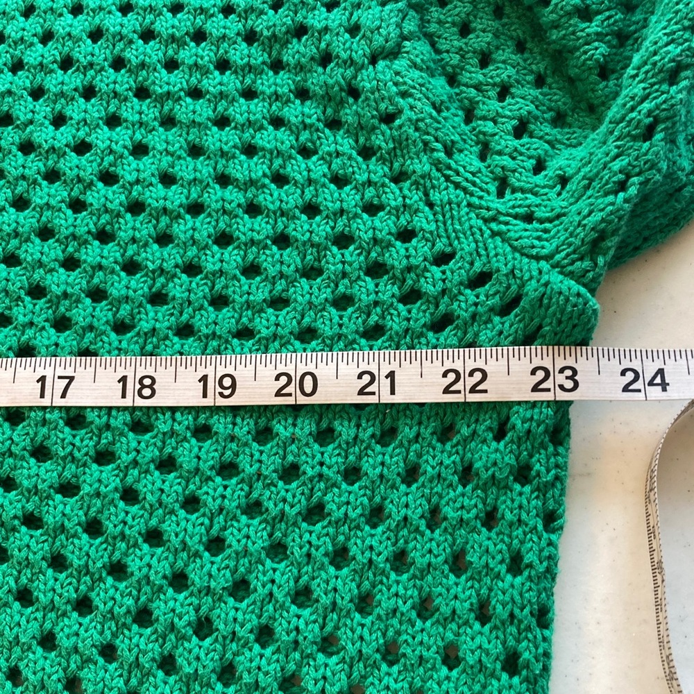 Aerie Vibrant Green Oversized V-Neck Sweater - Picture 7 of 8